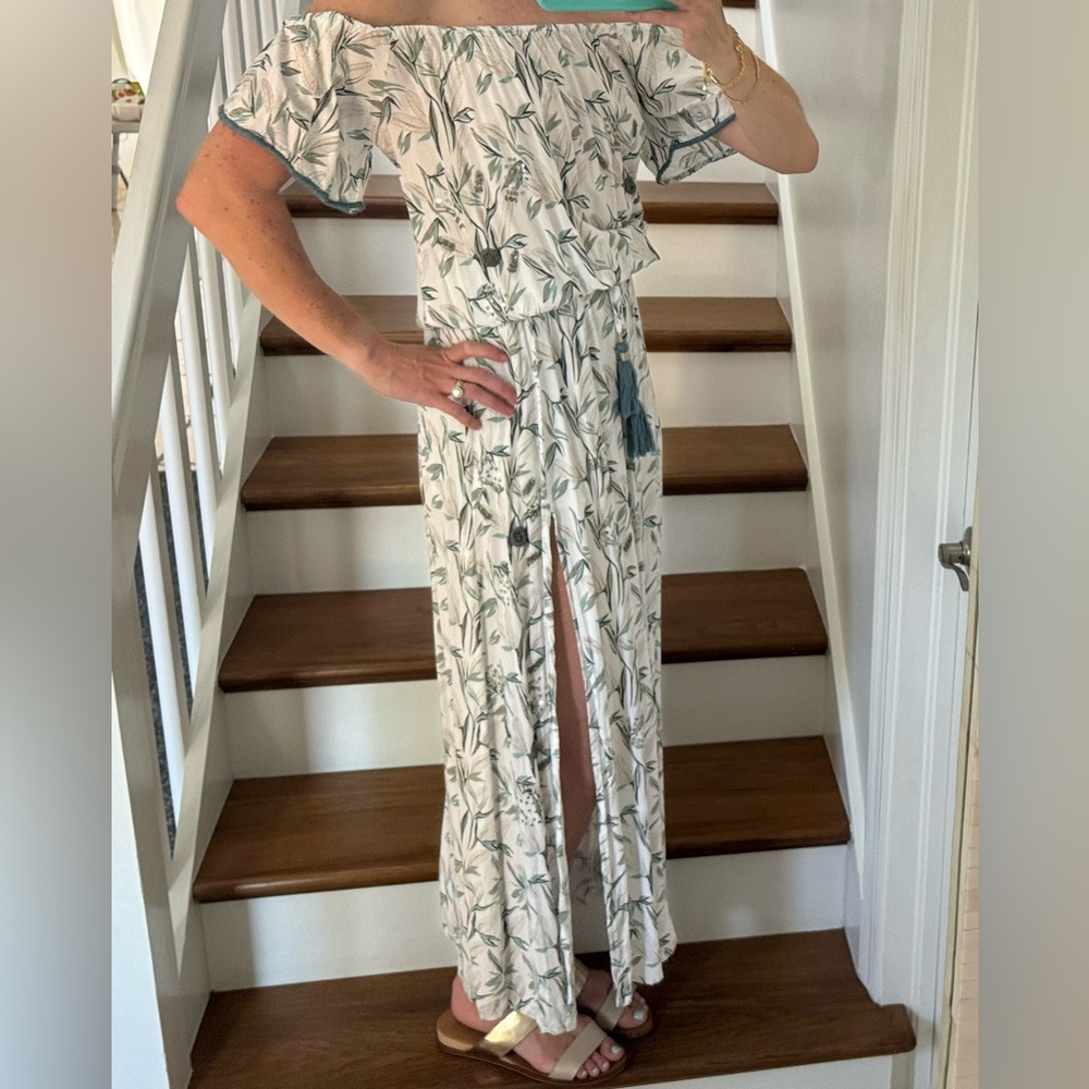Skemo Maxi Dress with embroidery